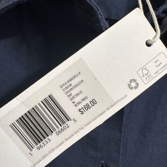 Outerknown S.E.A. Suit Utility Dark Navy Short Sleeve Jumpsuit Medium NWT - Picture 5 of 11